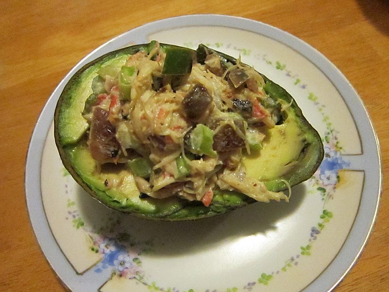 plato palta rellena