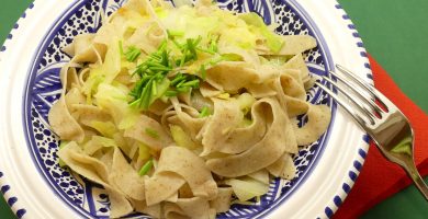 fideos con harina integral