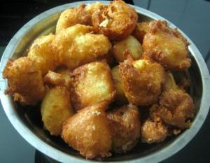 Buñuelos de choclo (maíz, elote)