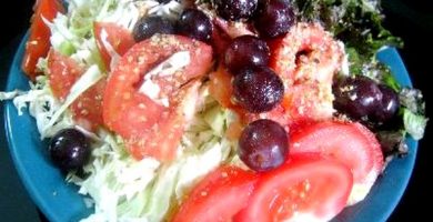 plato de ensalada
