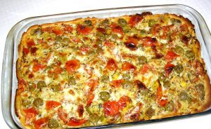 Pastel de varios vegetales