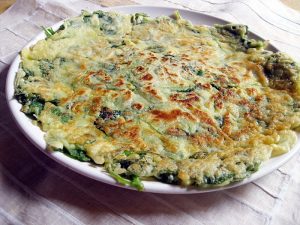 Masa básica de panqueques, de cebolla y papa