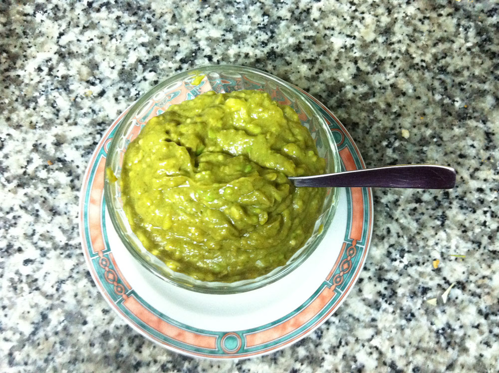 mousse de aguacate