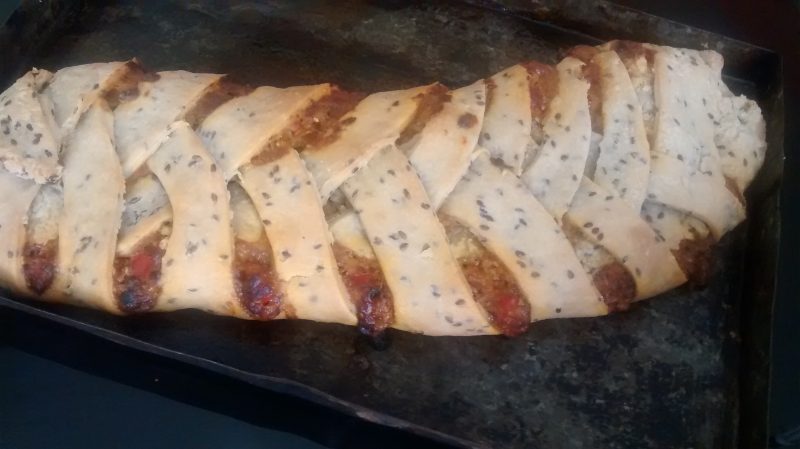 trenza rellena