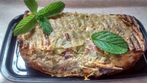 Torta de chauchas (judías verdes)