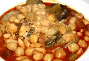 Guiso de garbanzos para entrar en calor