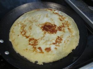 Panqueques con harina de arroz para celíacos