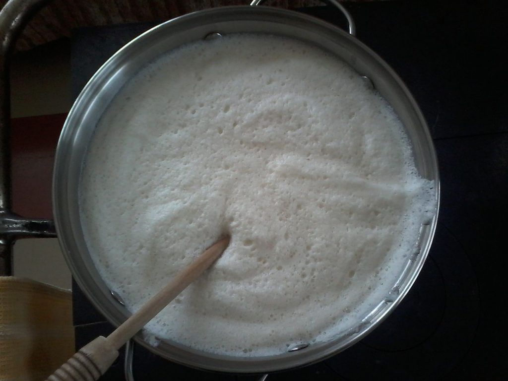 como hacer leche de soya