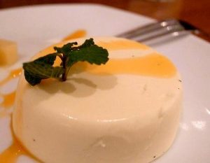 Flan agridulce de choclo ( maíz, elote)