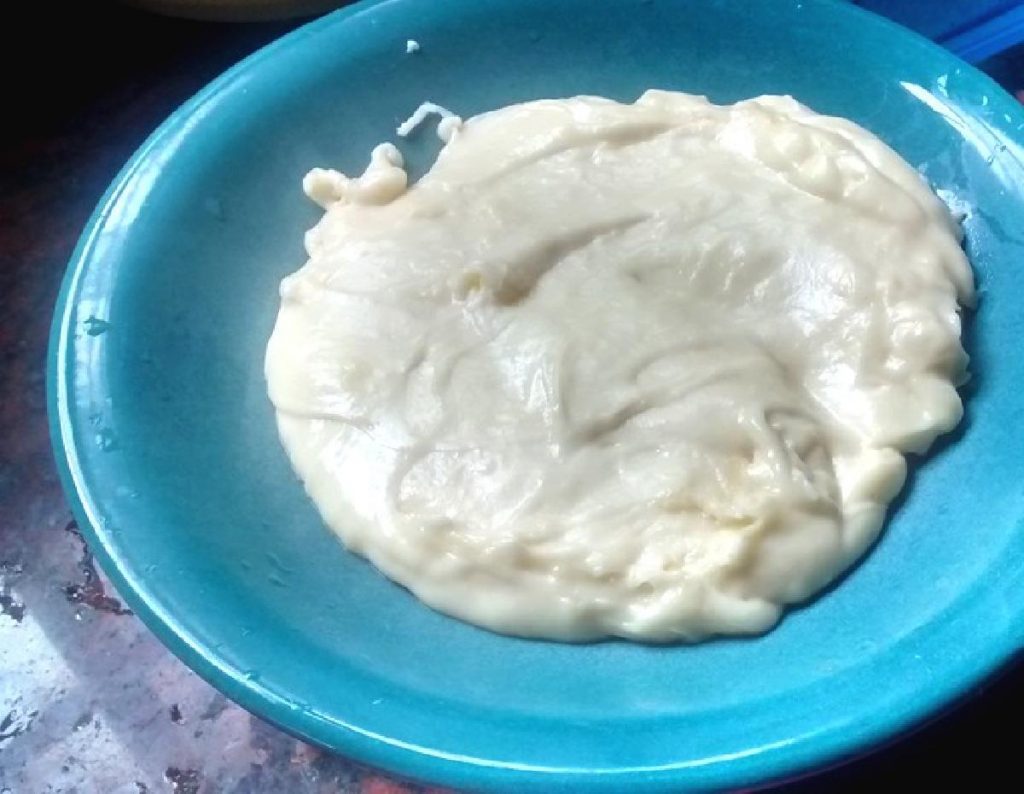 Salsa blanca muy espesa