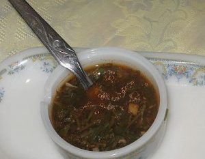 Salsa de perejil y ajo