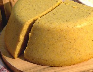 Budín de tomate y choclo (maíz, elote)