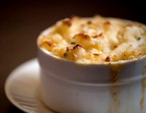 Rico soufflé de papas