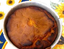 Budín de pan y manzanas