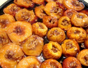 Manzanas asadas rellenas light y para diabéticos