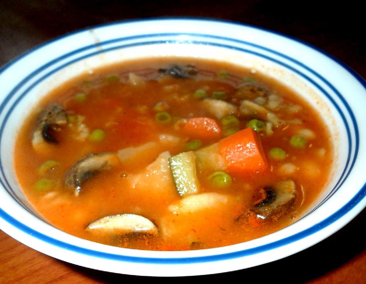 receta sopa de verduras