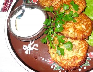 Tortitas de vegetales al horno