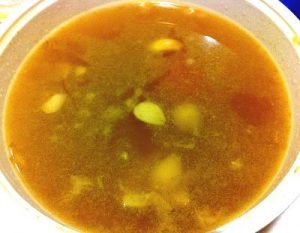 Sopa de zucchini (zapallitos)