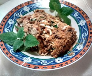 Una comida con boniatos (camote) especial