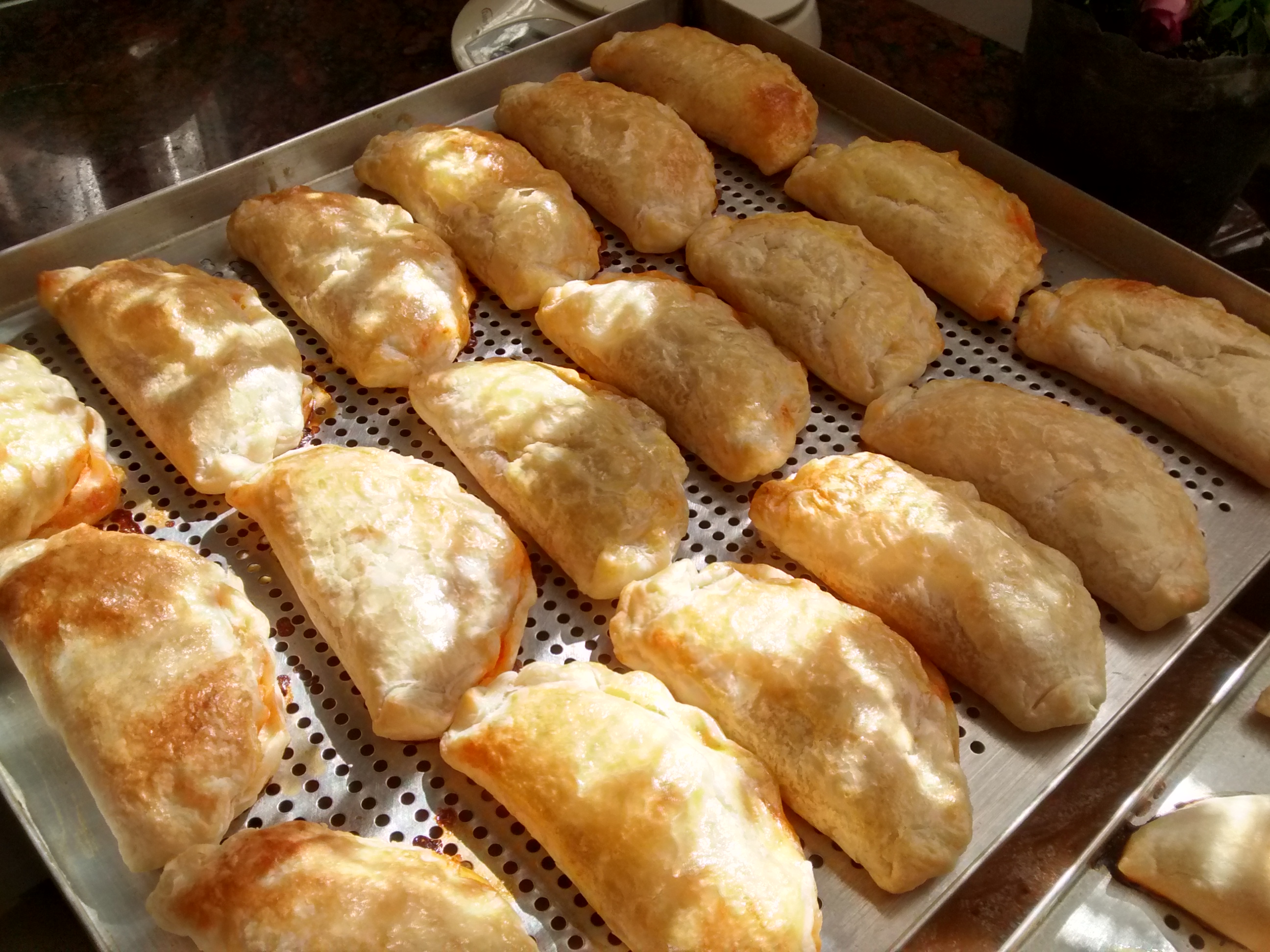 Deliciosas empanadas de maíz (elote) y papa