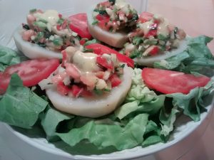 papas rellenas frías, una comida fresca y deliciosa, aprovecha a prepararla y a disfrutarla