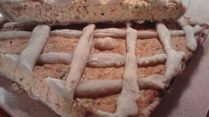 tarta de zanahoria (2) tarta de zanahoria cocida y cortada