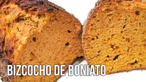 Bizcocho de boniato o batata