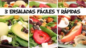 Ensaladas fáciles y rápidas con frutas