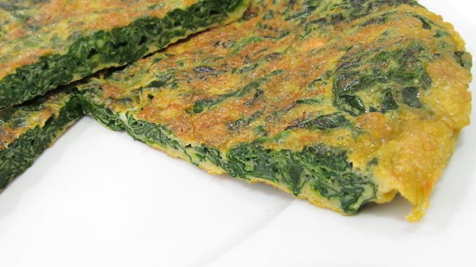 Tortilla de espinacas