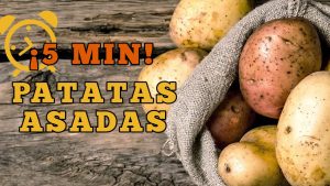 Cómo asar papas en el microondas