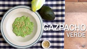 Gazpacho de endivias y aguacate