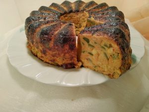 plato con budín