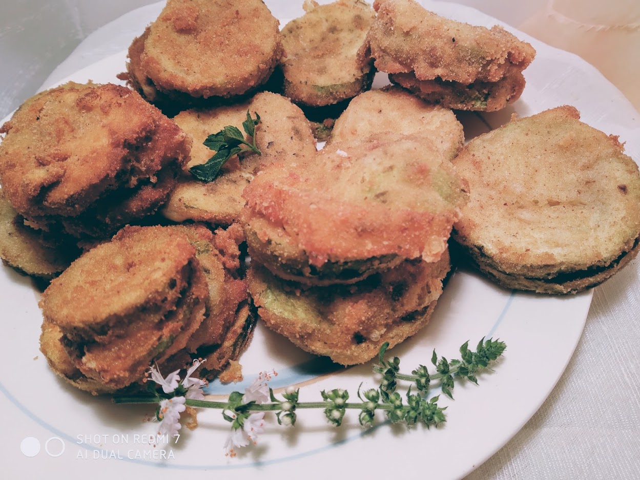 plato con zucchini