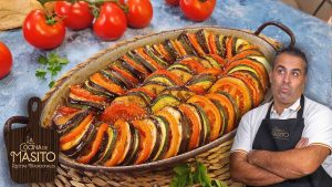 Ratatouille o verduras al horno, saludable y baja en calorías