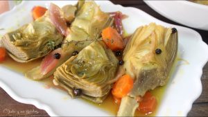 Alcahofas en escabeche de naranja cargadas de vitaminas y minerales!